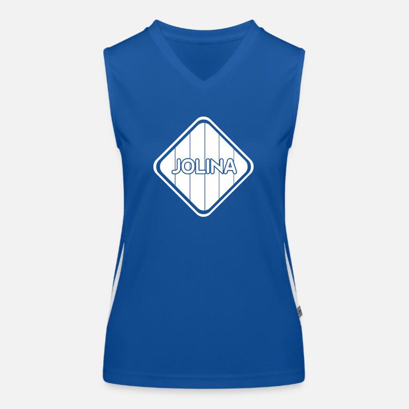 Maedchen Vor Funktionelles Kontrast-Tank Top für Frauen