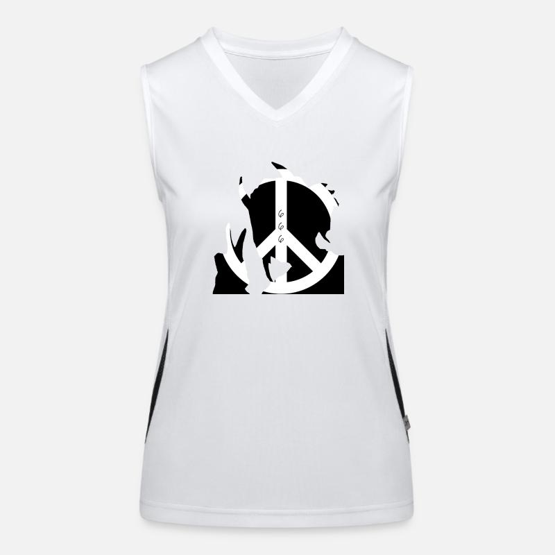 Alles Ruhe Funktionelles Kontrast-Tank Top für Frauen