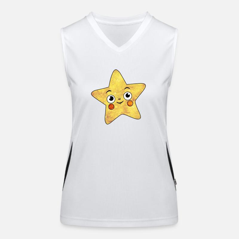 Kosmischer Stern Funktionelles Kontrast-Tank Top für Frauen