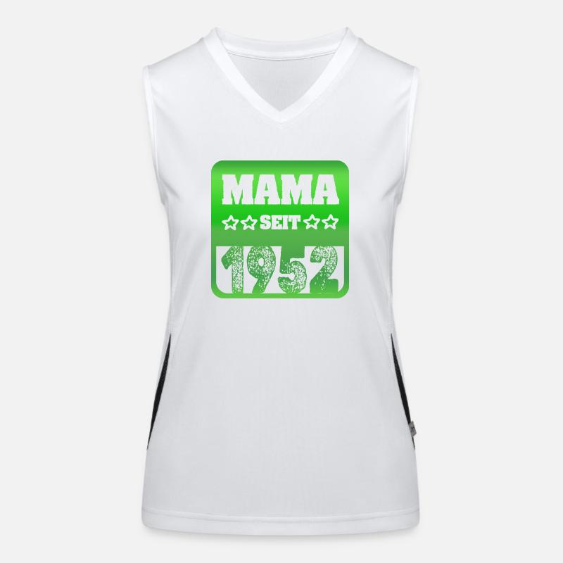 Mutter 1952 Funktionelles Kontrast-Tank Top für Frauen