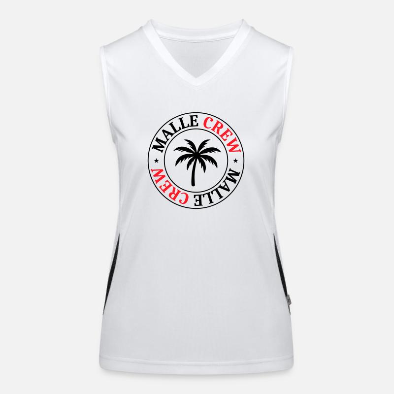 Malle Crew Palm Débardeur respirant contrasté Femme