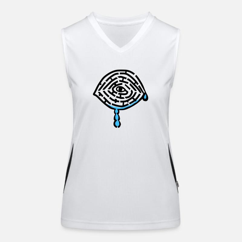 Eyetears Labyrinth Women's Functional Contrast Tank Top