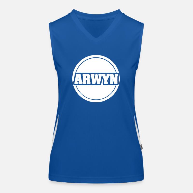 Prénom Arwyn Débardeur respirant contrasté Femme
