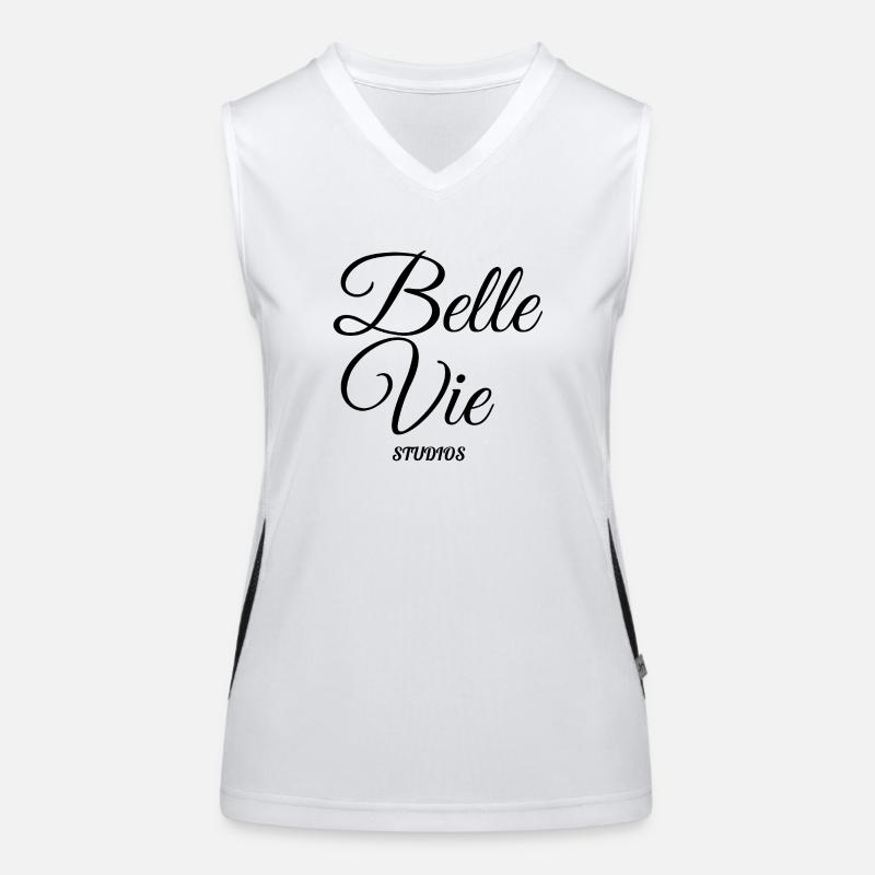 Belle Vie STUDIOS Women's Functional Contrast Tank Top