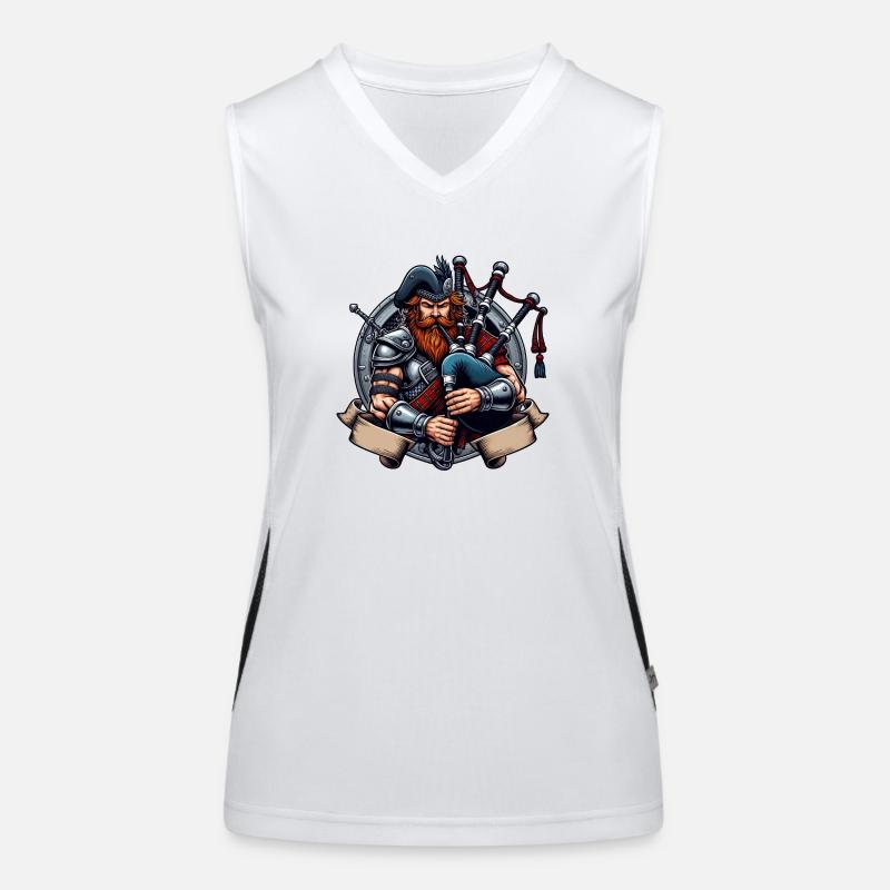 Highlander Bagpipes Women's Functional Contrast Tank Top