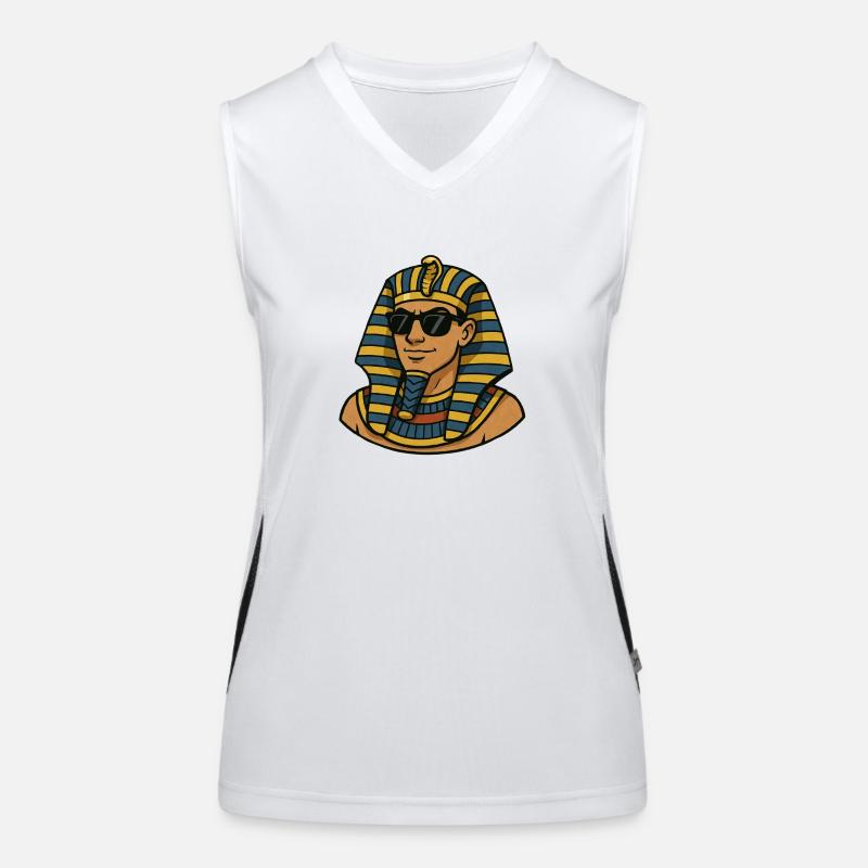 pharao Funktionelles Kontrast-Tank Top für Frauen