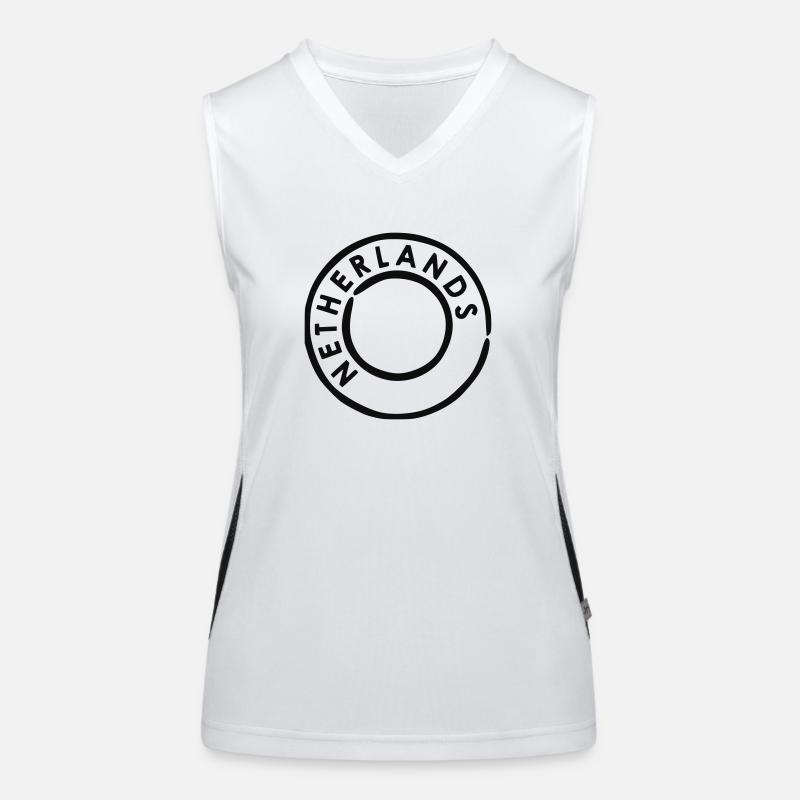 Netherlands Postmark Women's Functional Contrast Tank Top