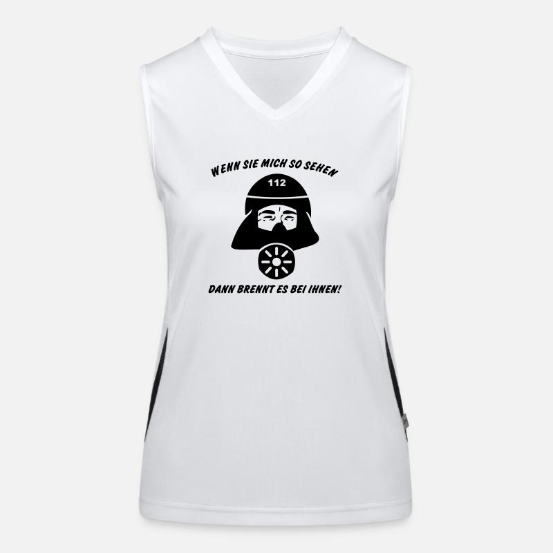 It burns with them! Women's Functional Contrast Tank Top