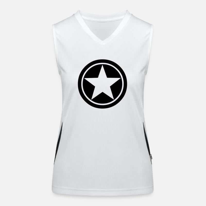 star star circle Women's Functional Contrast Tank Top