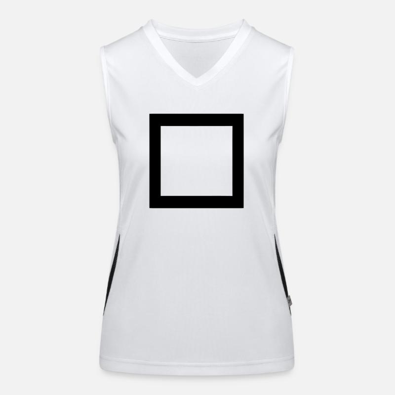 rechteck Funktionelles Kontrast-Tank Top für Frauen