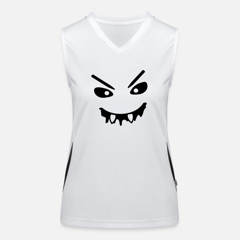 vampir Funktionelles Kontrast-Tank Top für Frauen