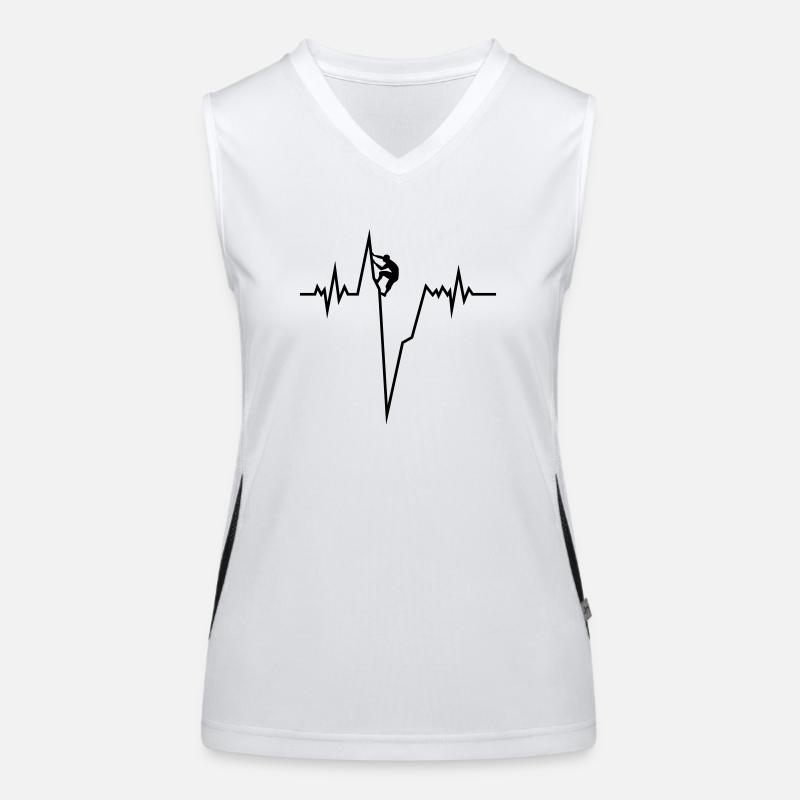 Climbing Pulse Funktionelles Kontrast-Tank Top für Frauen