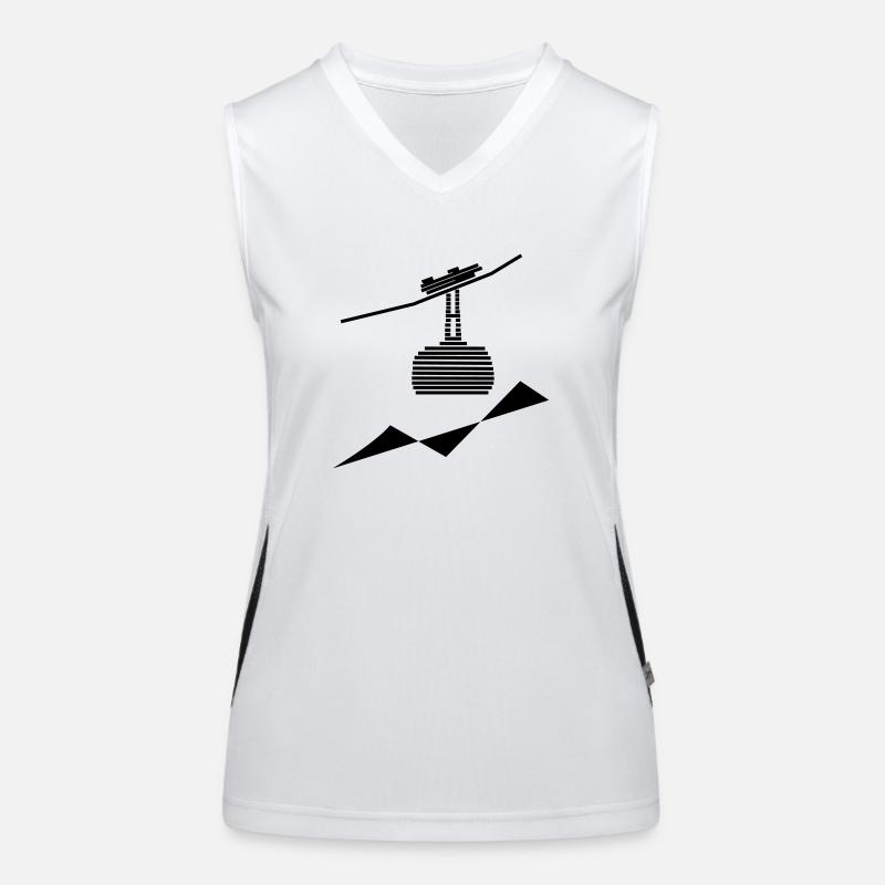 cable car Women's Functional Contrast Tank Top