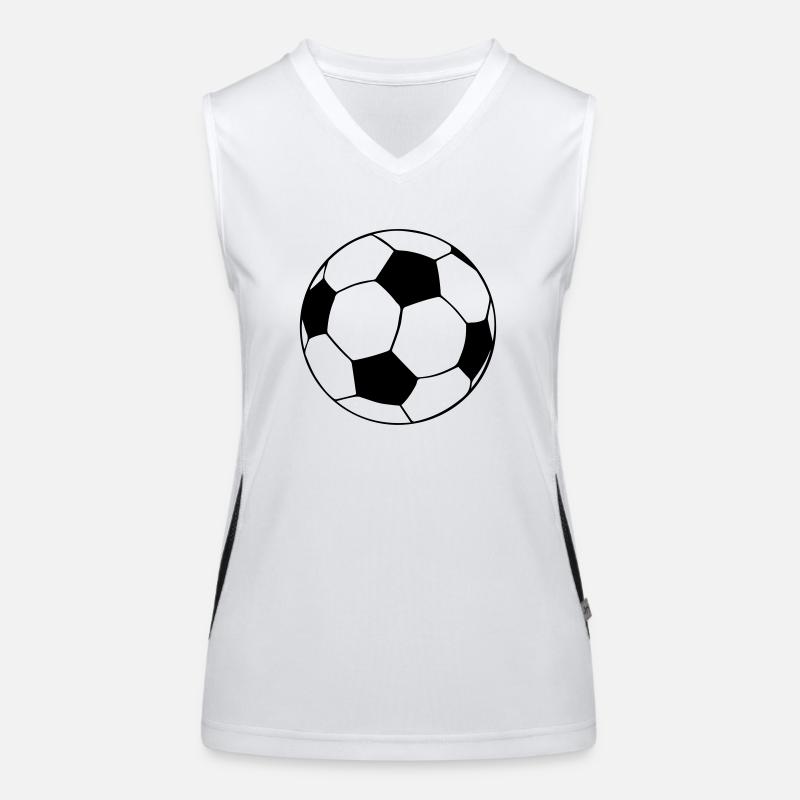 soccer_ball Débardeur respirant contrasté Femme