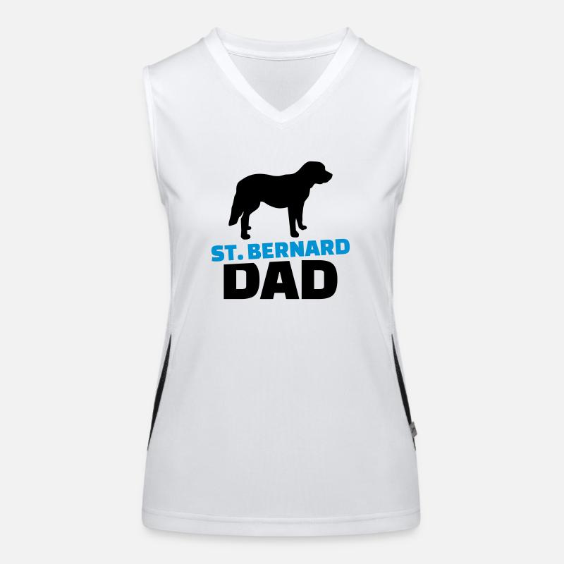 St. Bernard Dad Débardeur respirant contrasté Femme