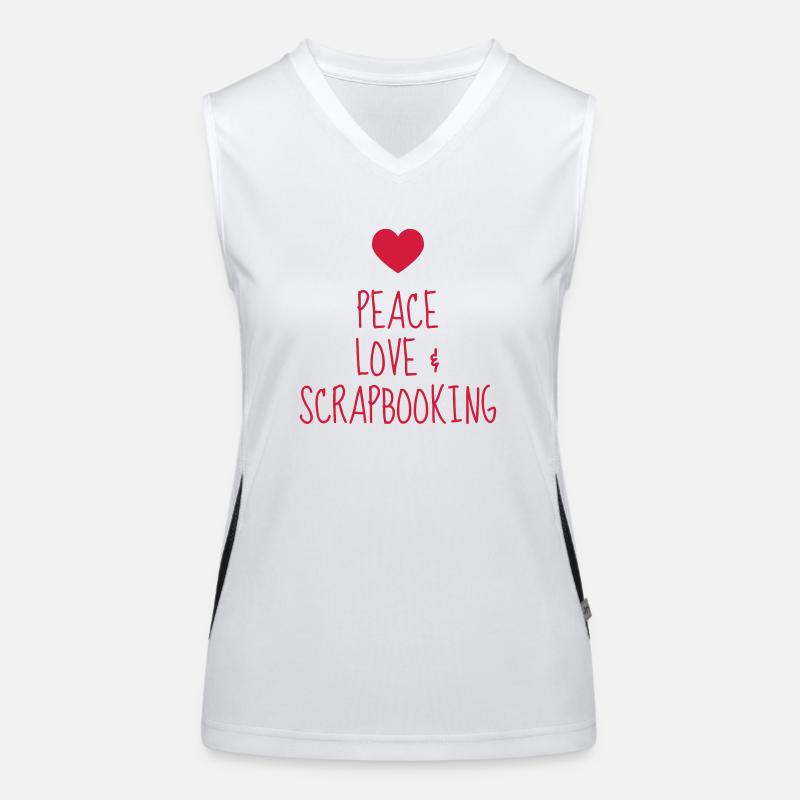 Scrapbooking / Scraper / Scrapeuse / Scrapeur Débardeur respirant contrasté Femme