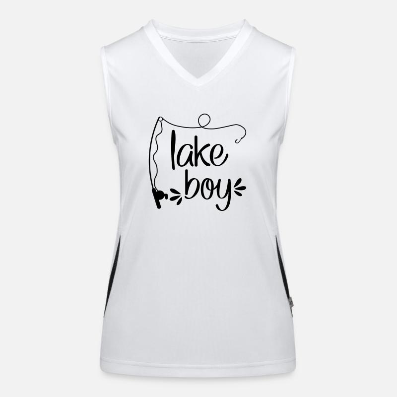 Small angler Women's Functional Contrast Tank Top