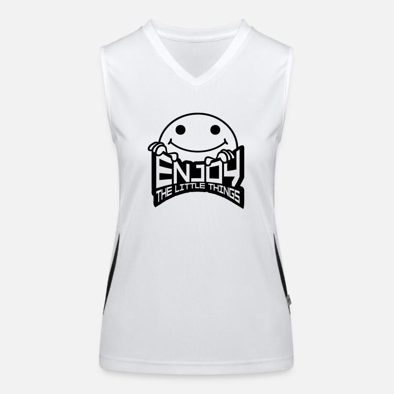 Die kleinen Dinge Funktionelles Kontrast-Tank Top für Frauen
