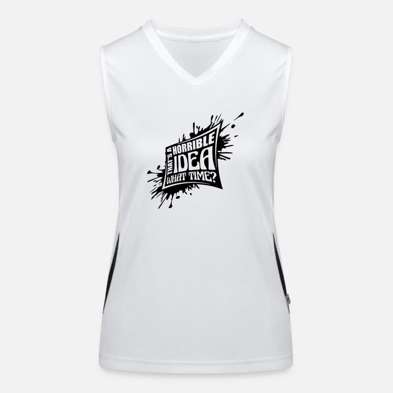 Thats a horrible Idea Women's Functional Contrast Tank Top