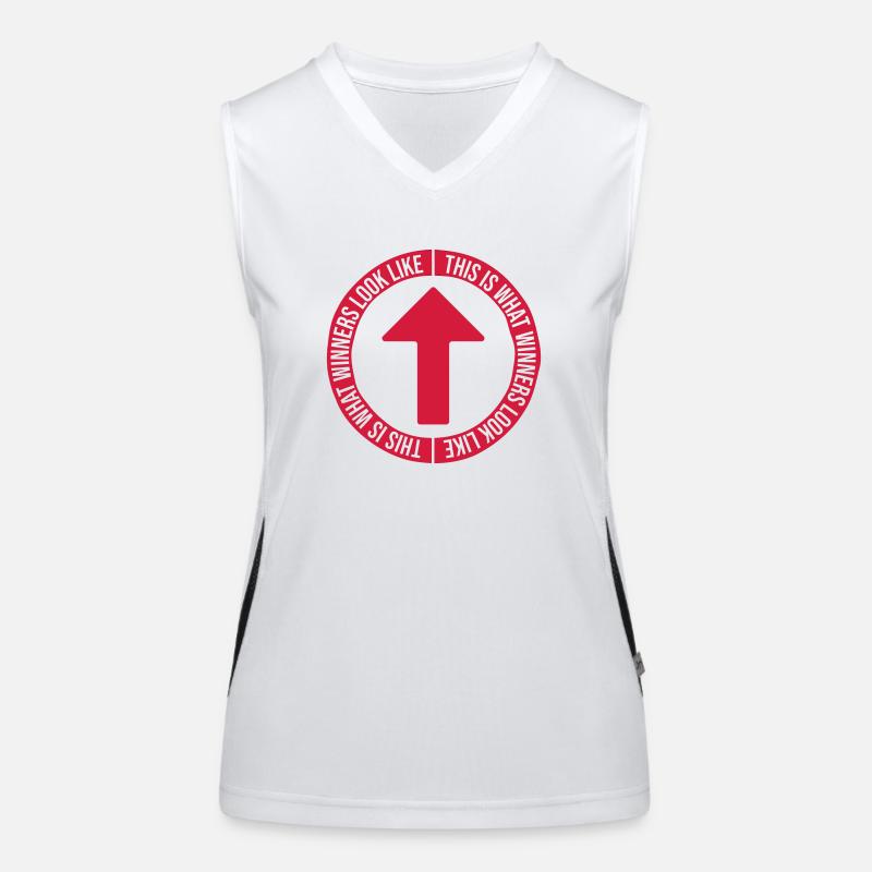 What Winners Look Like Funktionelles Kontrast-Tank Top für Frauen