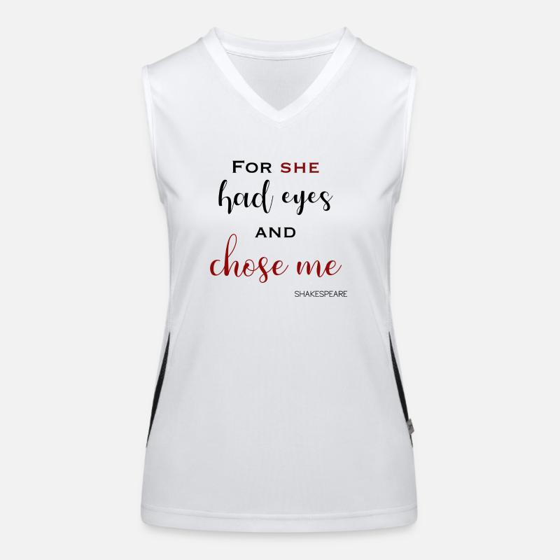 Phrase de Shakespeare Débardeur respirant contrasté Femme