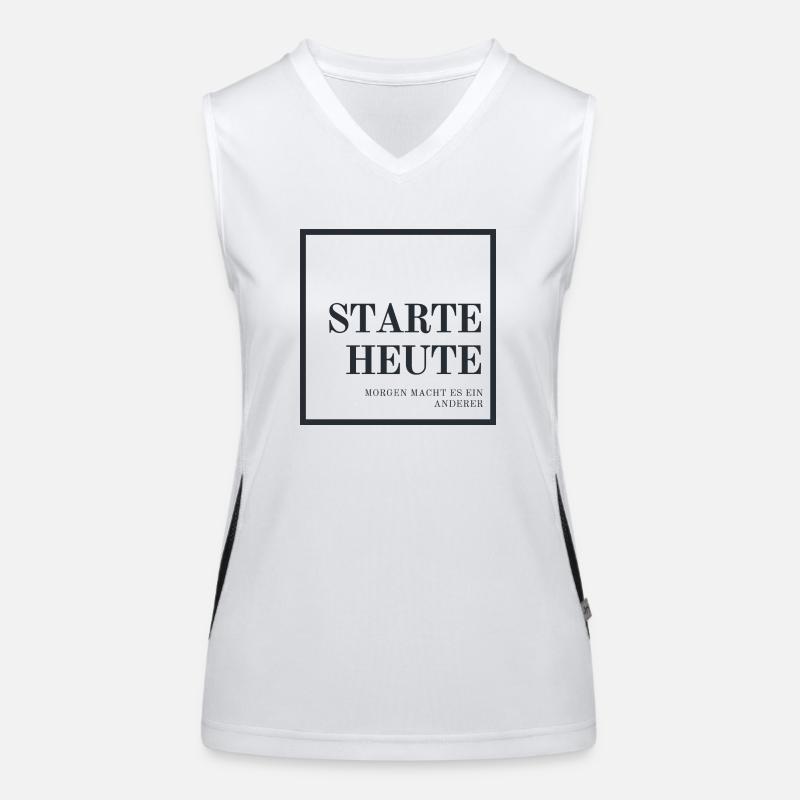 StarteHeute Funktionelles Kontrast-Tank Top für Frauen