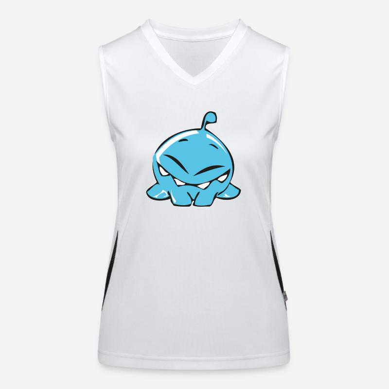 small drop monster Women's Functional Contrast Tank Top
