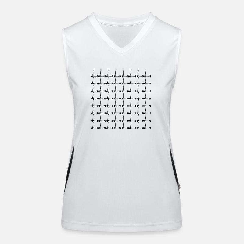 E-Scooter E-Roller Scooter Women's Functional Contrast Tank Top