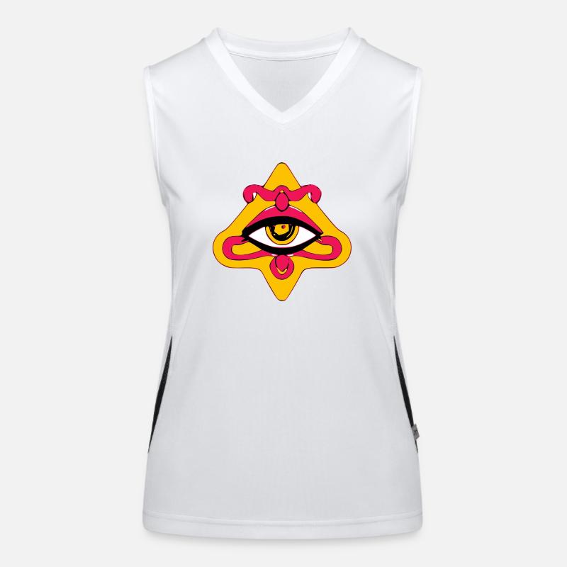 A third eye Women's Functional Contrast Tank Top