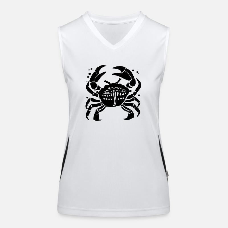 Krabbe Funktionelles Kontrast-Tank Top für Frauen
