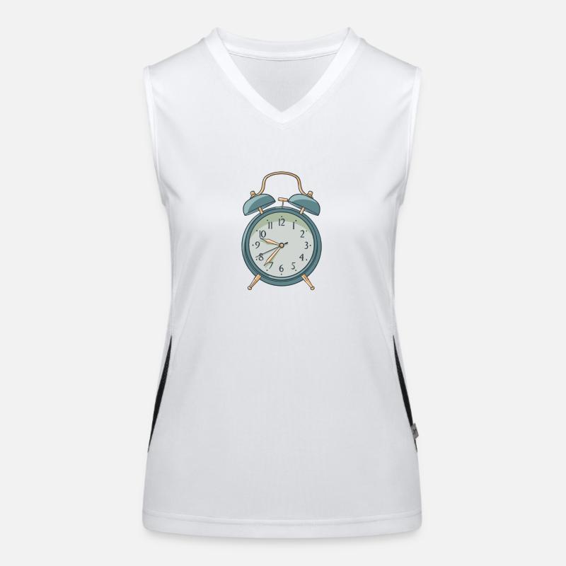 Wecker Funktionelles Kontrast-Tank Top für Frauen