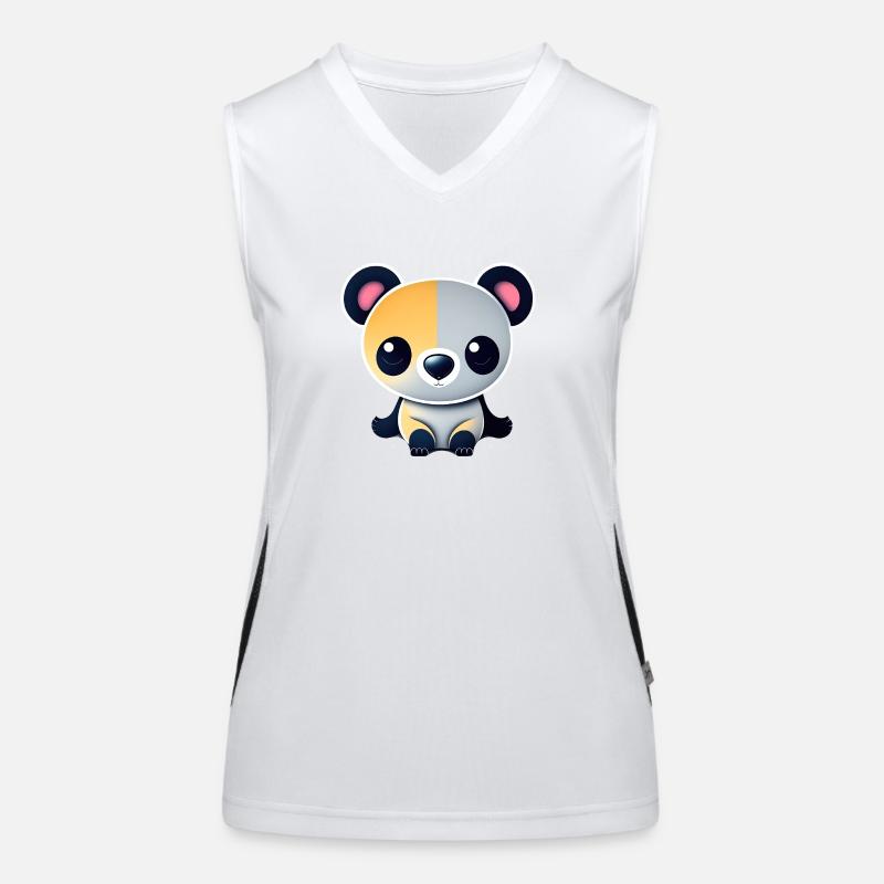 Bébé panda Débardeur respirant contrasté Femme