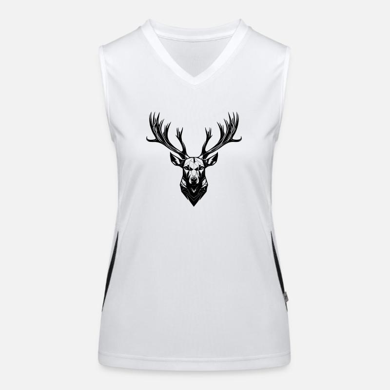 Bois de cerf Débardeur respirant contrasté Femme