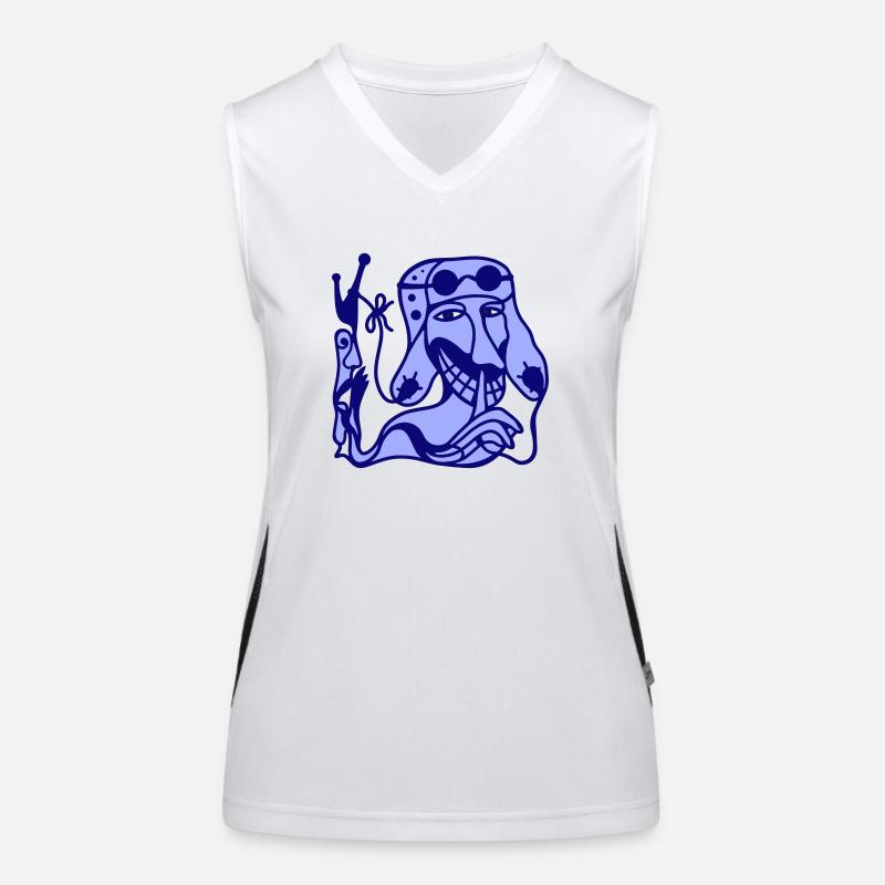 Quiet! Quiet words and restrained respect Women's Functional Contrast Tank Top