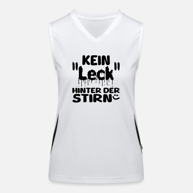nicht viel blöde Funktionelles Kontrast-Tank Top für Frauen
