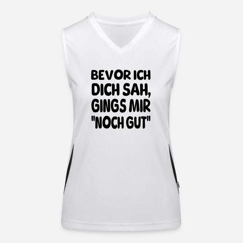 Bevor ich Dich II Funktionelles Kontrast-Tank Top für Frauen