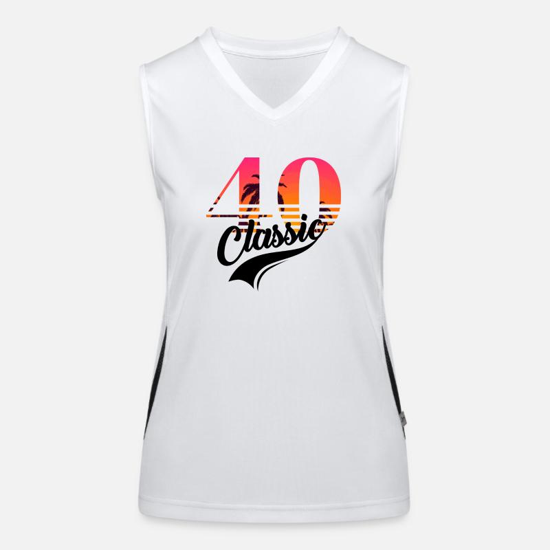 Vintage 1940-40th anniversary Women's Functional Contrast Tank Top