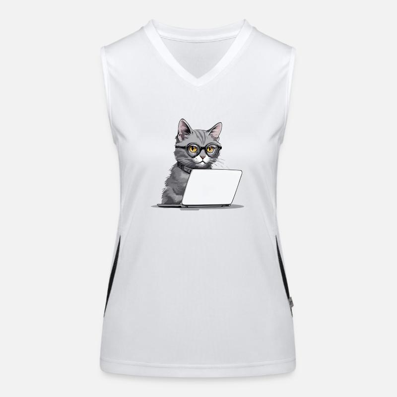 Schüler-Chat Funktionelles Kontrast-Tank Top für Frauen
