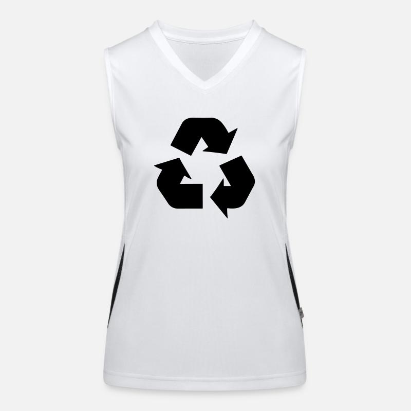 recycling Women's Functional Contrast Tank Top