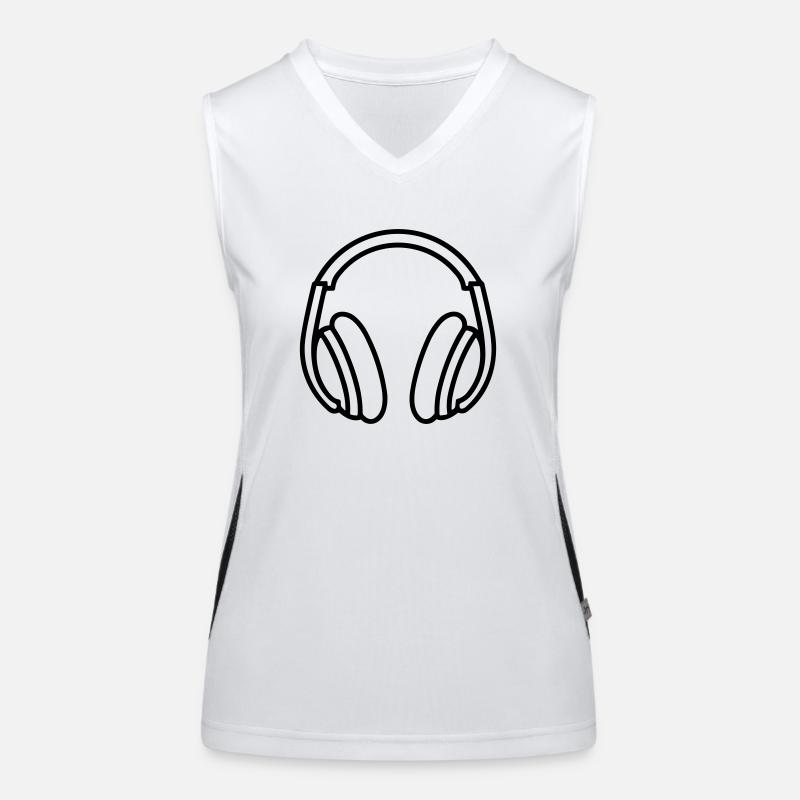 Gaming-Headset Funktionelles Kontrast-Tank Top für Frauen