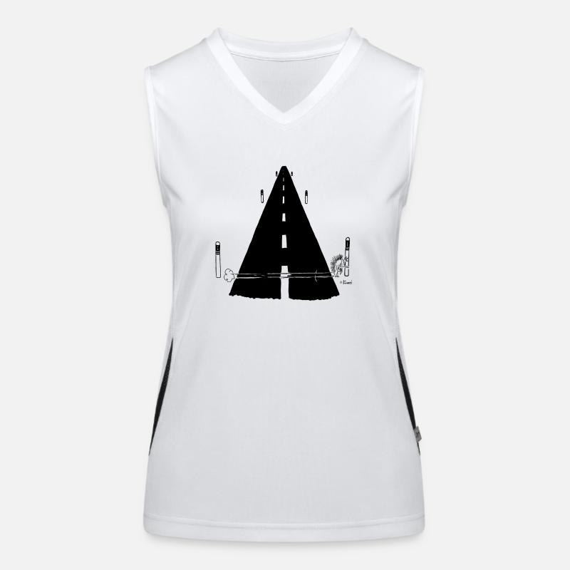 Kurti Hedgehog Comic Women's Functional Contrast Tank Top