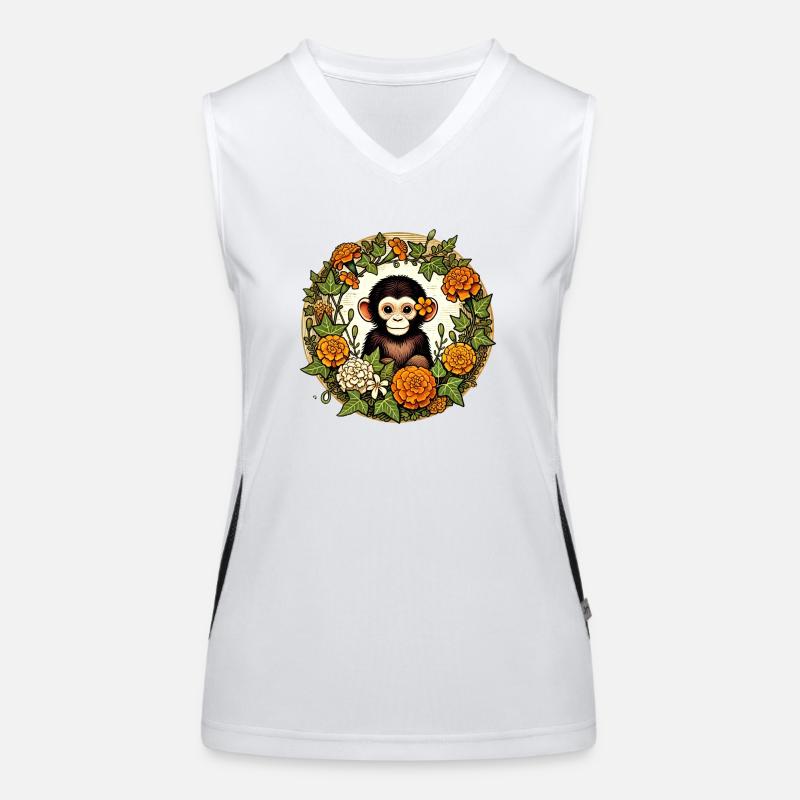 Chimpanzee Women's Functional Contrast Tank Top