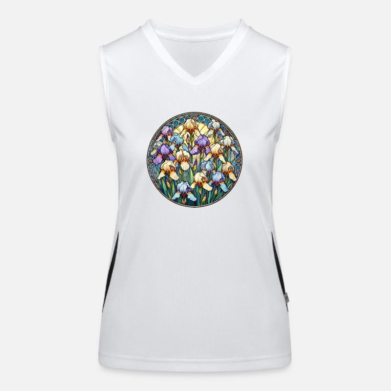 Irises Women's Functional Contrast Tank Top