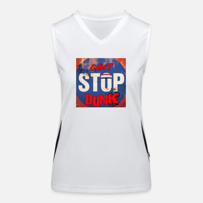KANN DAS DUNKEN NICHT STOPPEN Funktionelles Kontrast-Tank Top für Frauen
