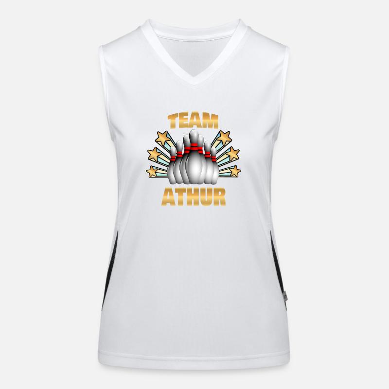 Bowling Athur Funktionelles Kontrast-Tank Top für Frauen