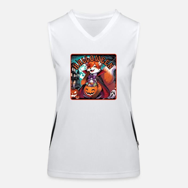 Fukiyo Halloween Funktionelles Kontrast-Tank Top für Frauen