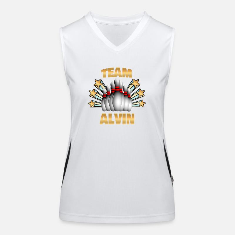 Alvin as bowling Women's Functional Contrast Tank Top