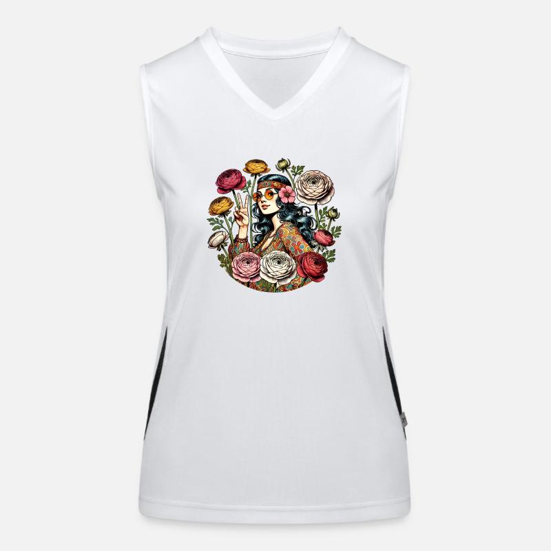 Hippie-Chic Funktionelles Kontrast-Tank Top für Frauen