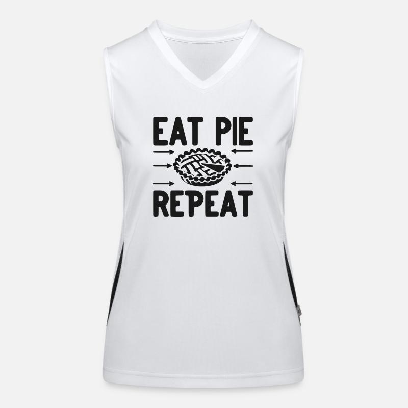 Eat Pie Repeat Women's Functional Contrast Tank Top