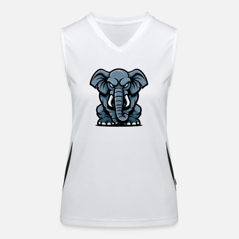 Elephant Comic Women's Functional Contrast Tank Top